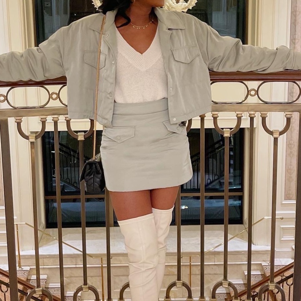 F21 Skirt& Jacket Set